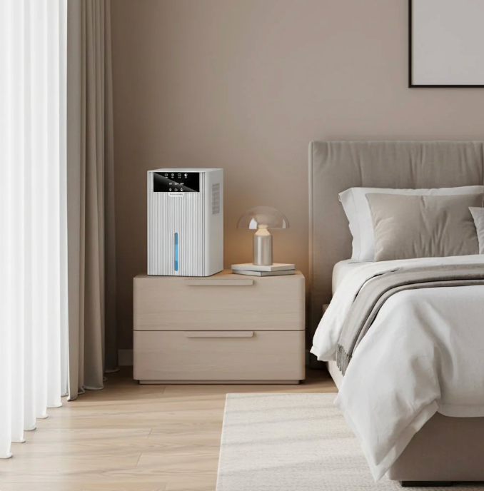 Déshumidificateur d’Air Portable – Grande Capacité et Écran LED – Chambre et Salle de bain