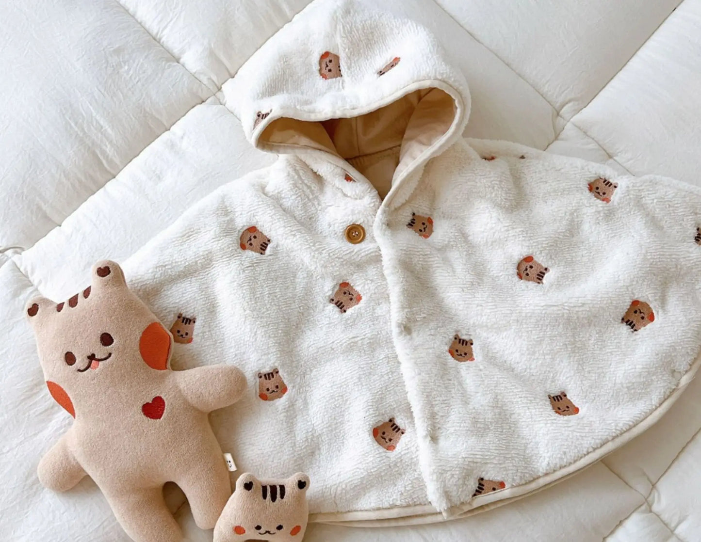 Manteau Cape Polaire Porte-Bébé